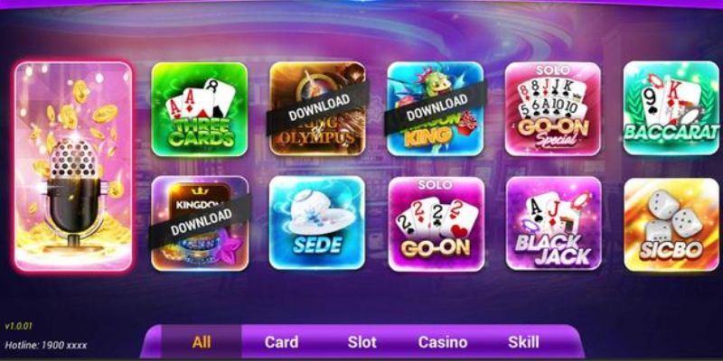 Đa dạng các thể loại game mới mẻ, hấp dẫn 